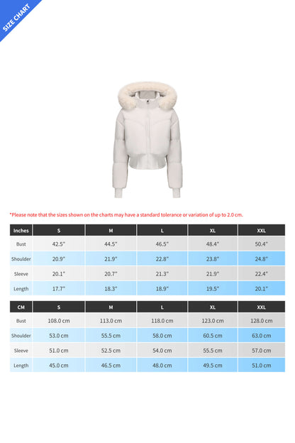 Vintage Short Down Jacket Lavish Daily