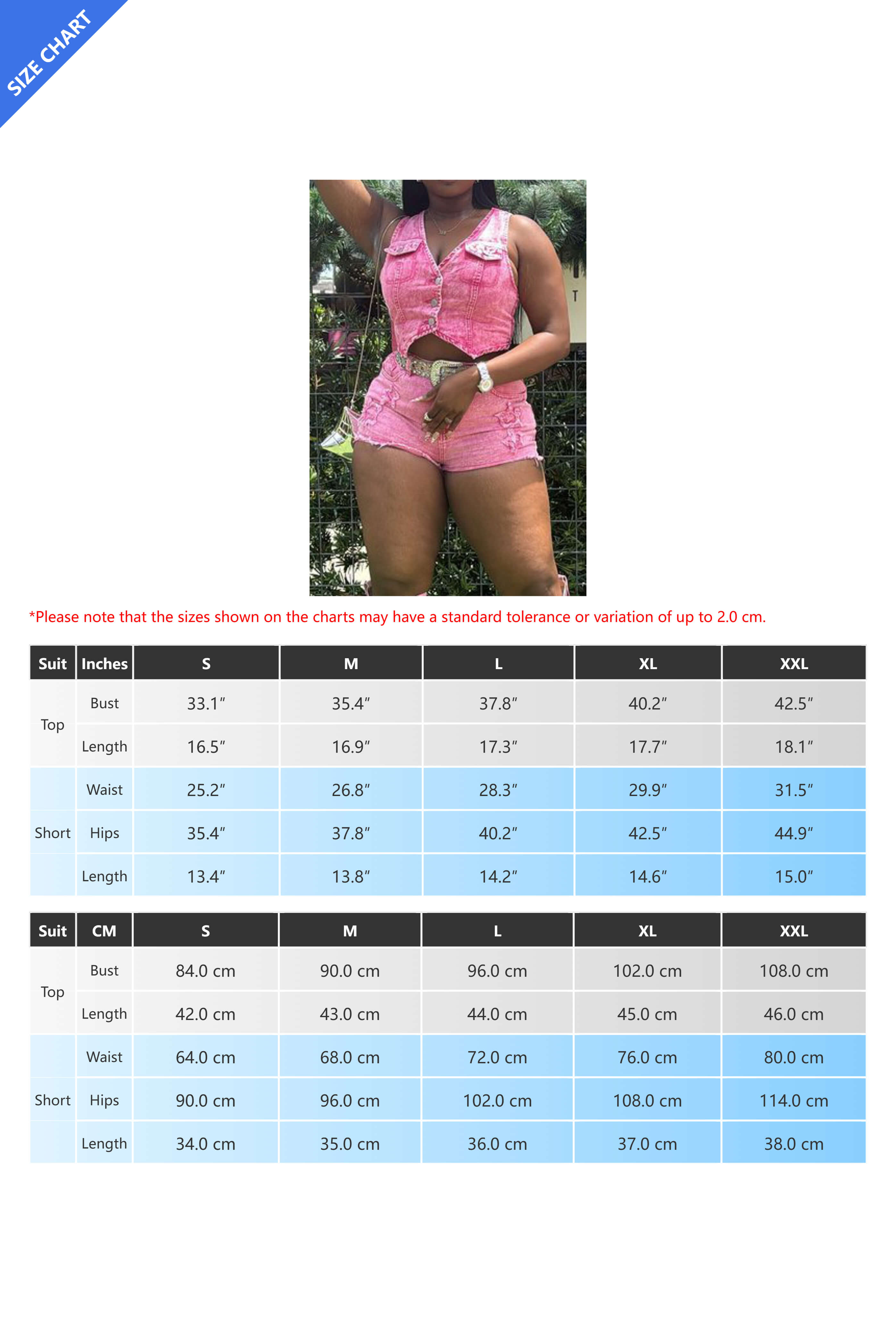 Denim Vest & Shorts Set Lavish Daily