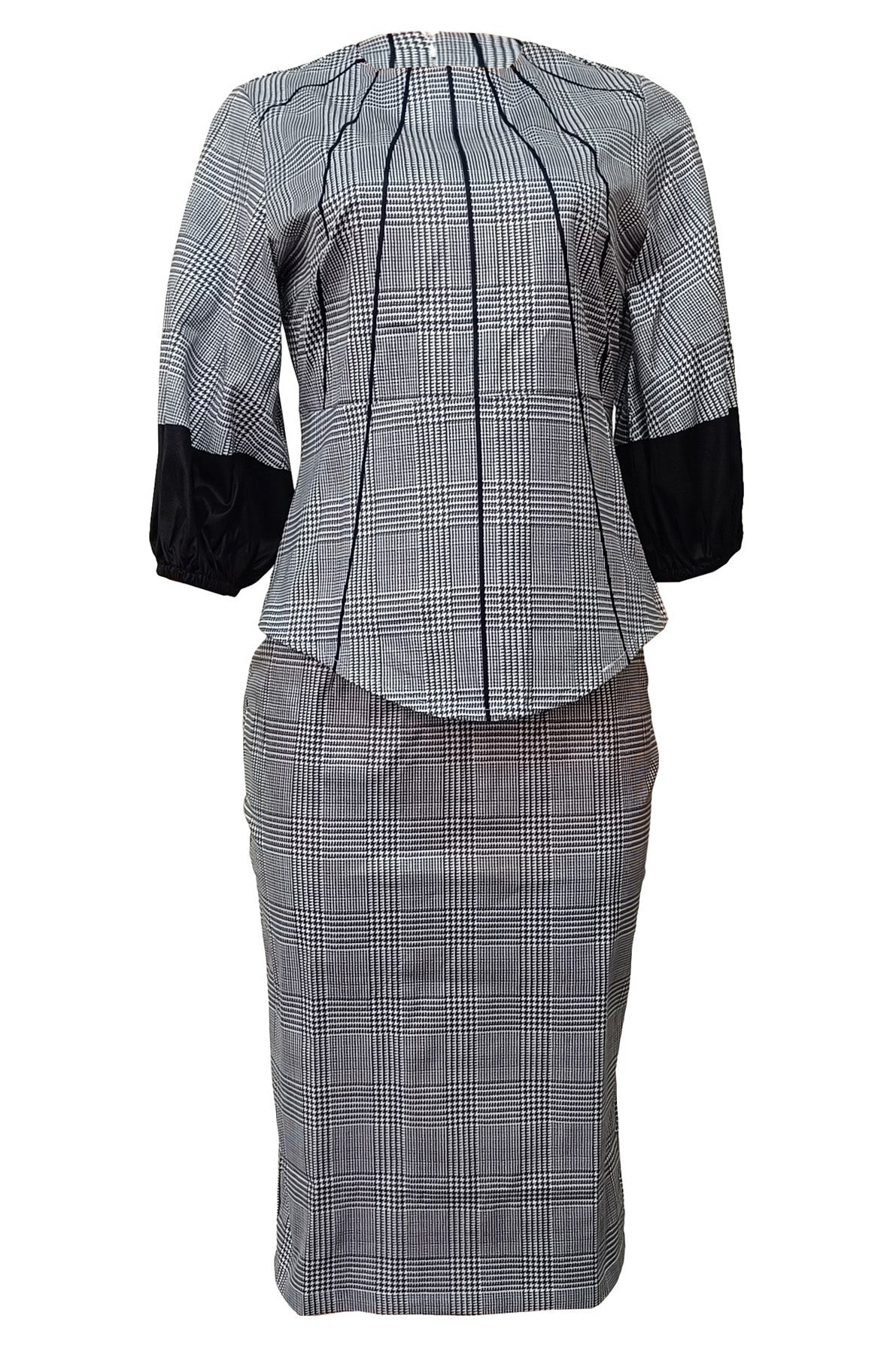 Bodycon Two-Piece Professional Skirt Set Lavish Daily