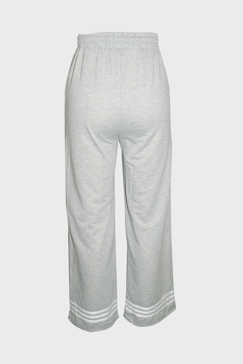 Stripe Wide-Leg Sweatpants Lavish Daily