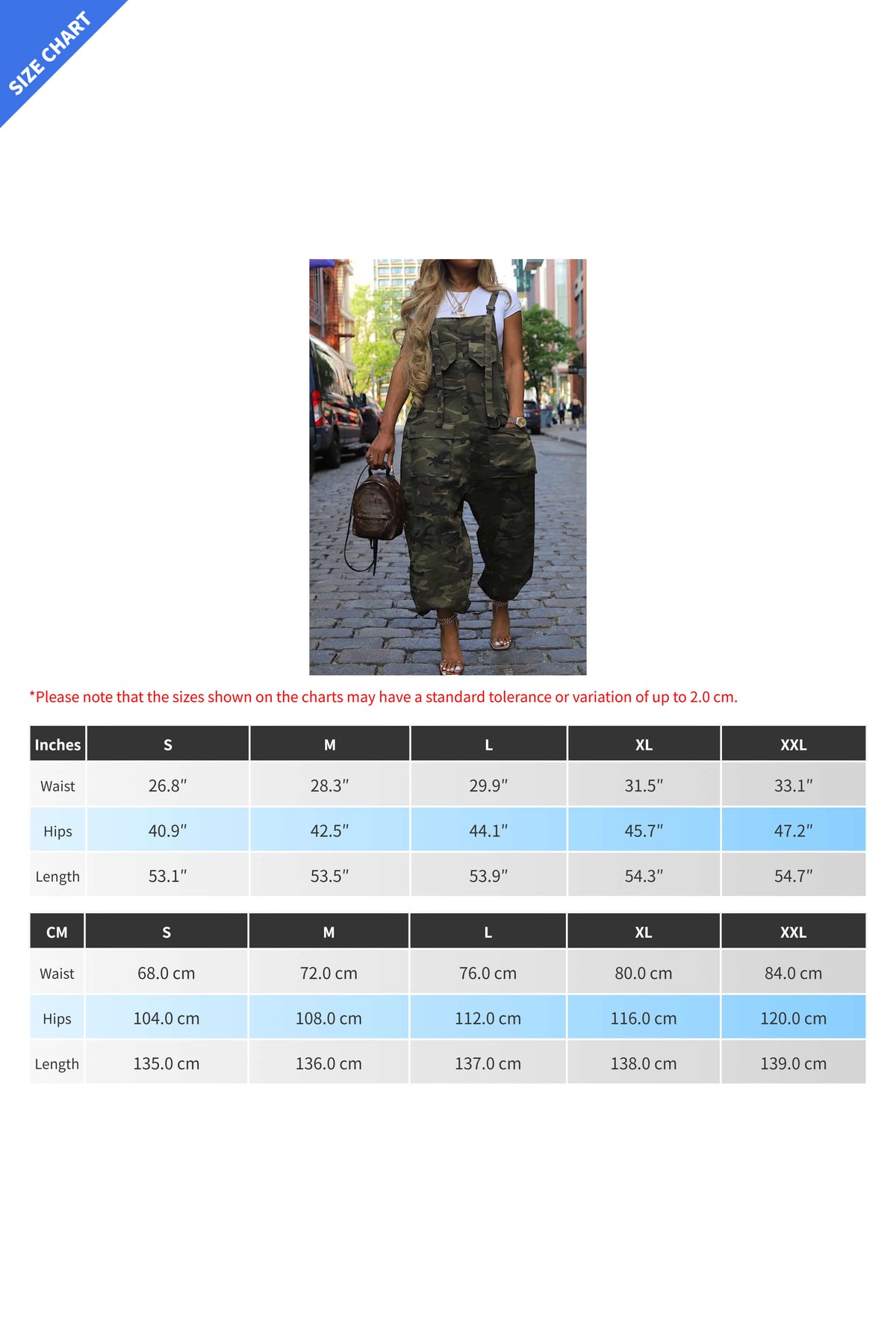 Camouflage Print Baggy Cargo Jumpsuit Lavish Daily