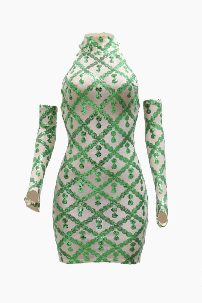 Mesh Mini Dress Lavish Daily