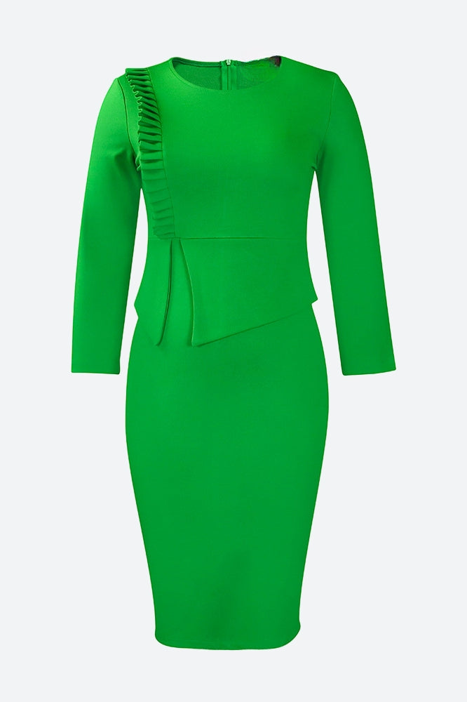 Casual Elegant Solid Versatile Dress Lavish Daily