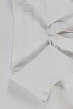 Elegant Color Block Lapel Dress for Office Lavish Daily