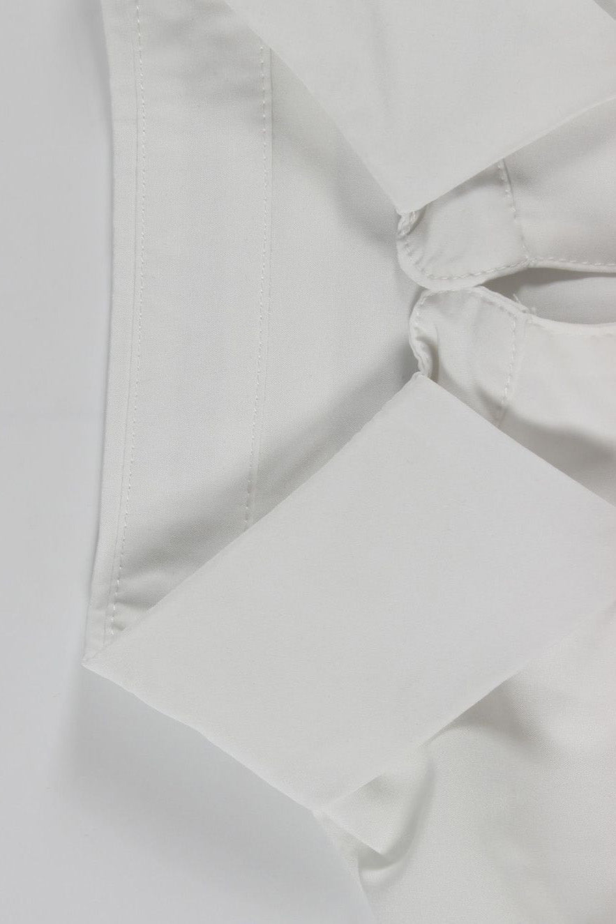 Elegant Color Block Lapel Dress for Office Lavish Daily