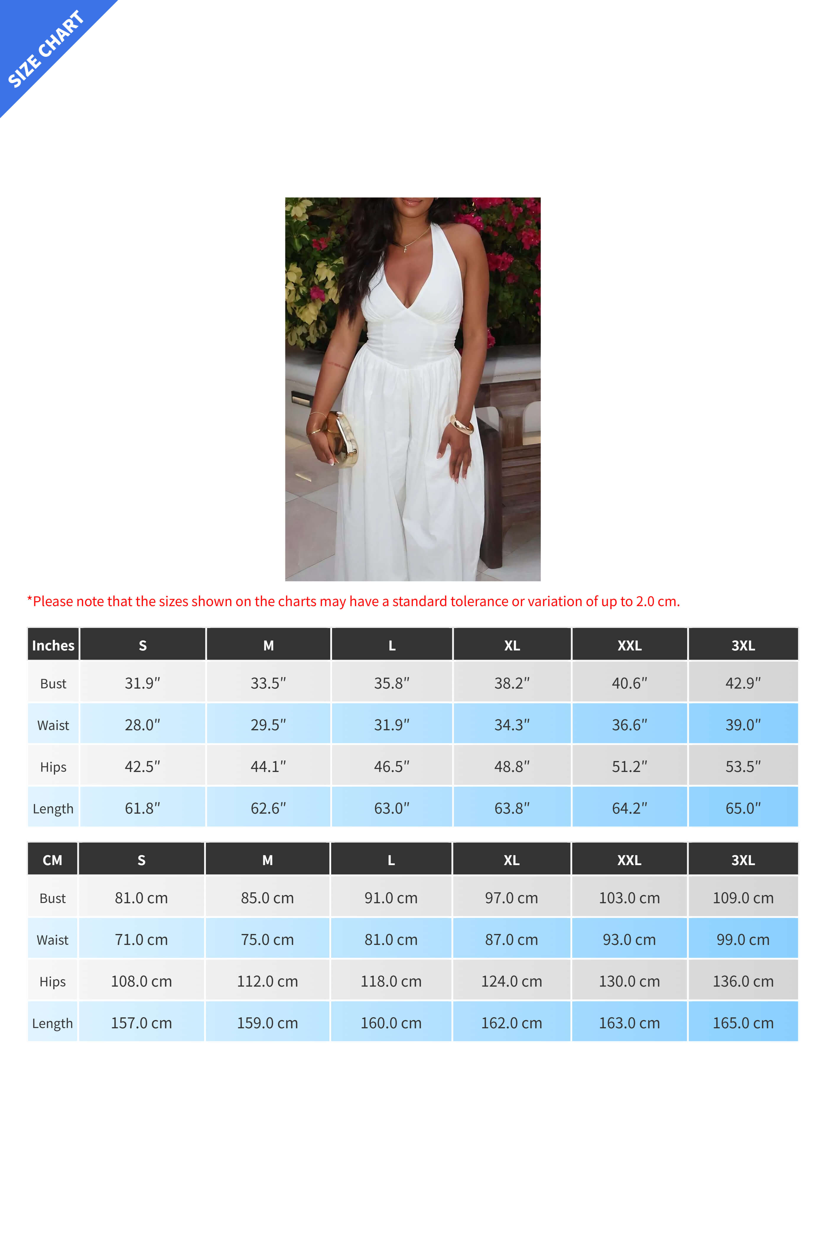 Halter V-Neck Backless Slim Wide Leg Jumpsuit Lavish Daily