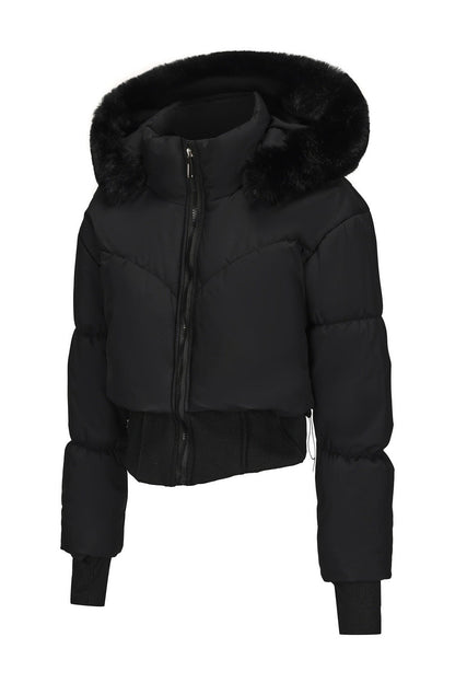 Vintage Short Down Jacket Lavish Daily