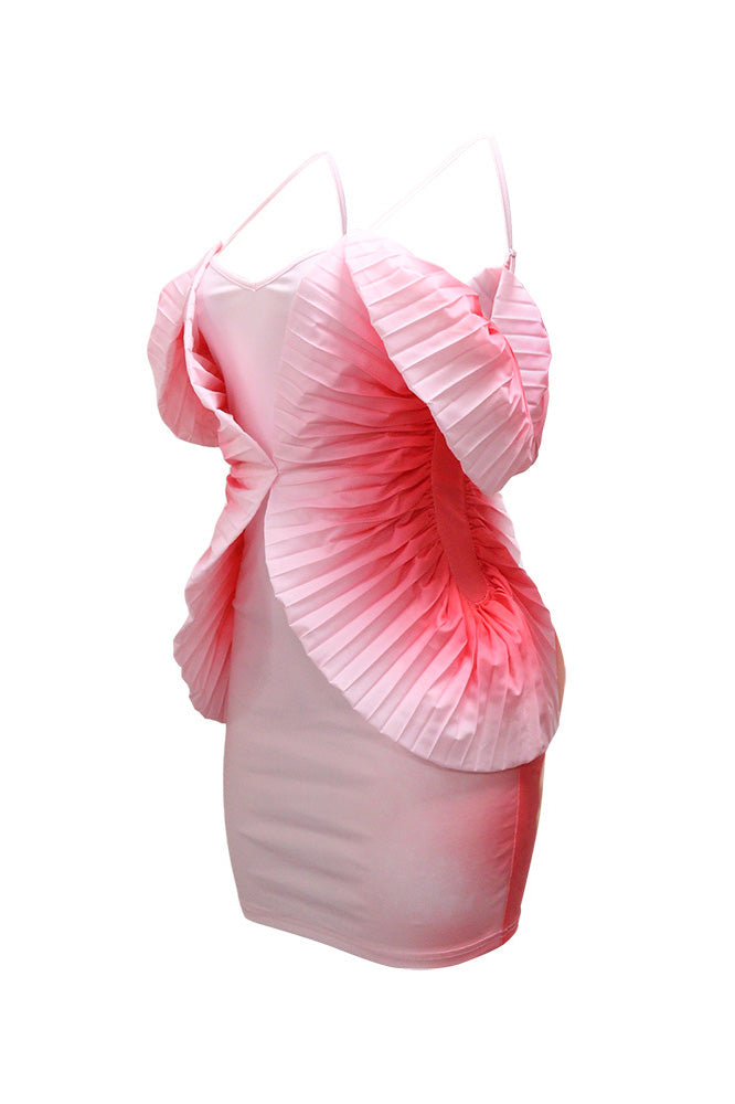 Floral Halter Ruched Bodycon Mini Dress Lavish Daily
