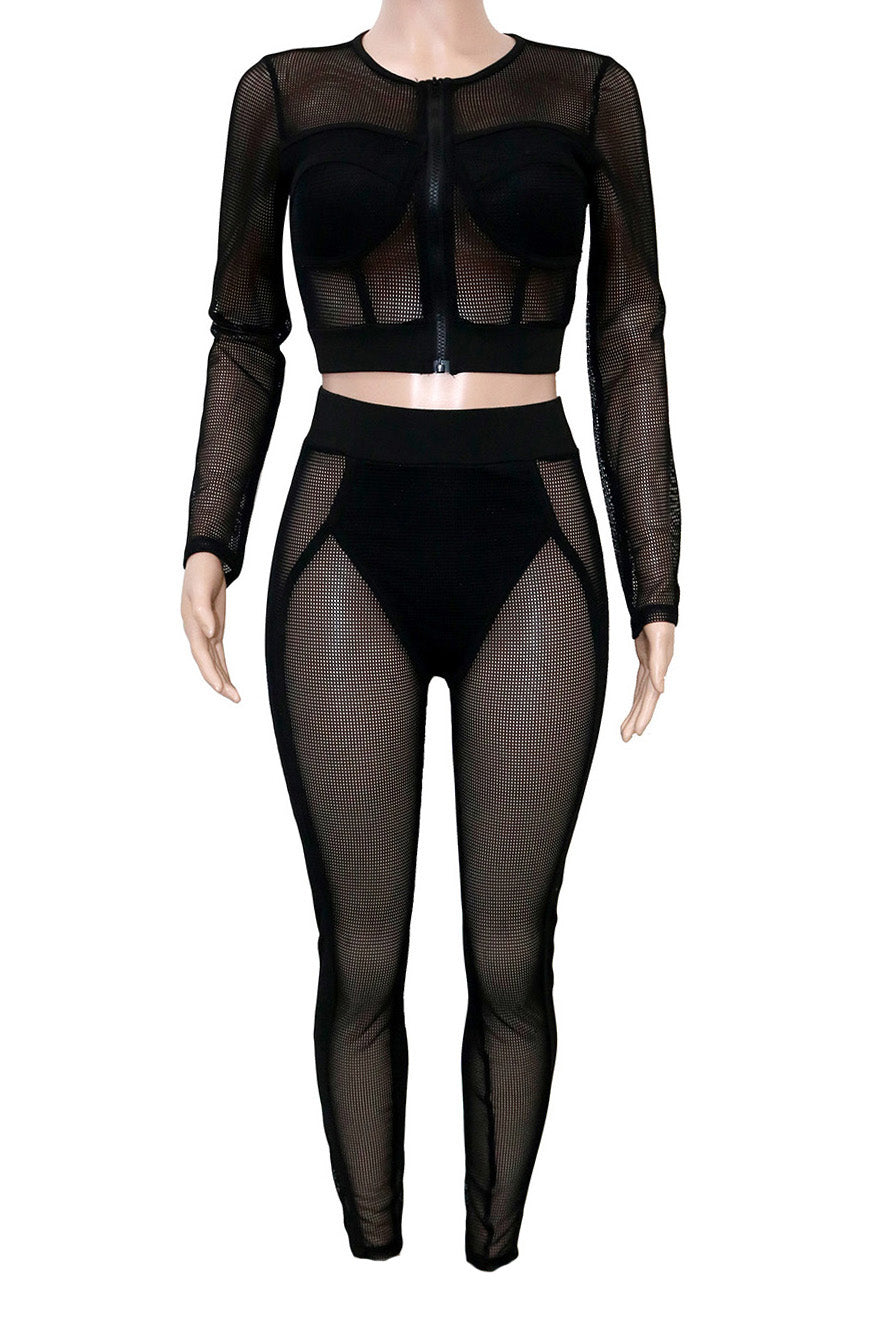 Mesh Two-Piece Set Lavish Daily