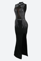 Turtleneck Sequin Bridal Dress Lavish Daily