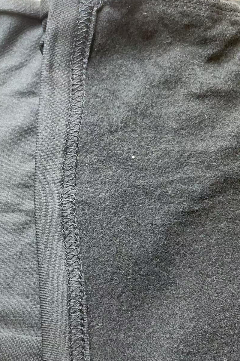 Sherpa Lined Foldover Waist Flare Pants Set Lavish Daily