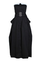 Strapless Buckle Maxi Dress Lavish Daily