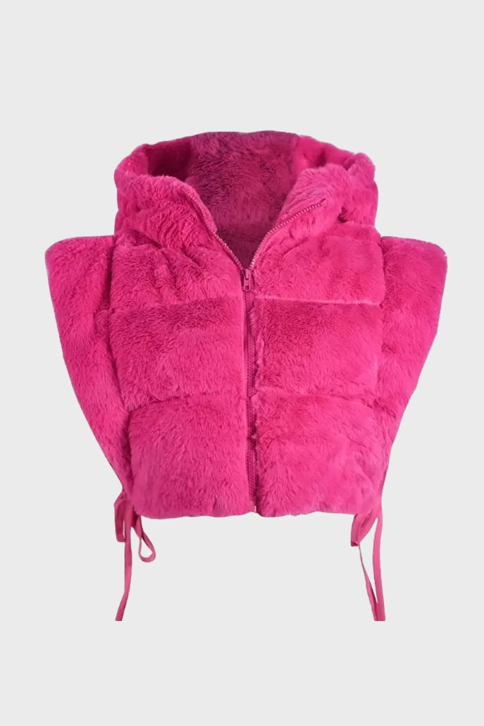 Warm Faux Fur Vest Lavish Daily