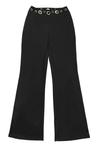 Grommet Halter Neck Two Piece Set Lavish Daily