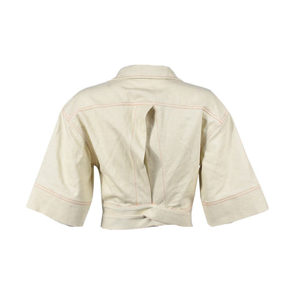 Midriff Crop Top Jacket Lavish Daily
