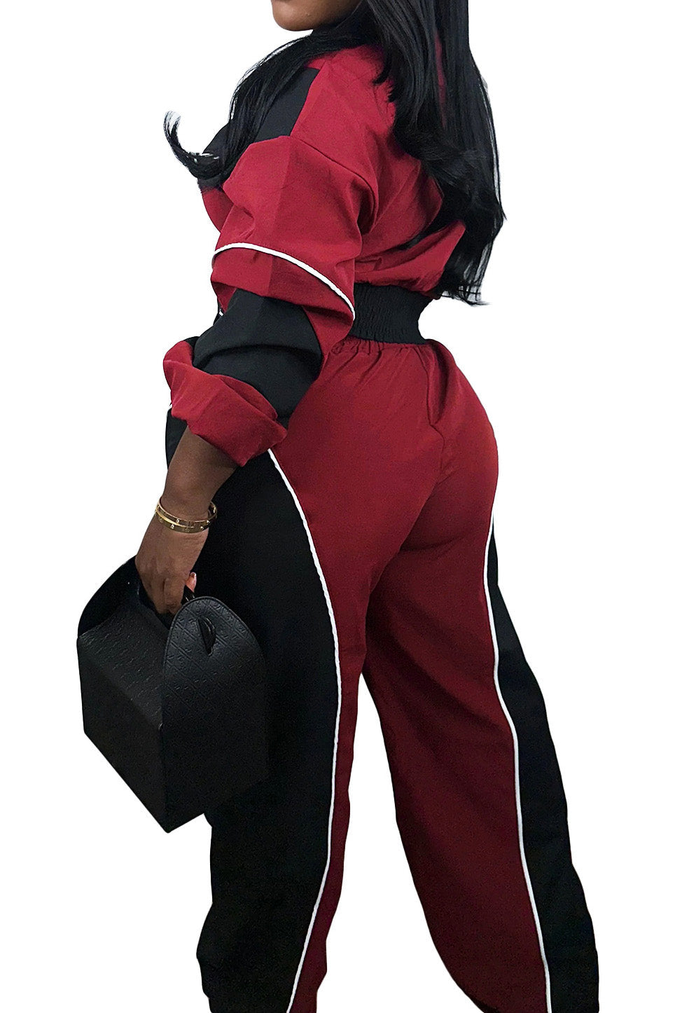 Colorblock Track Pant Set Lavish Daily