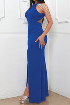 Rhinestone Maxi Dress Lavish Daily