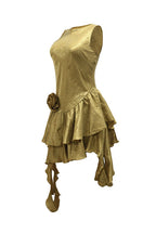 Pleated Ruffle Dress Lavish Daily