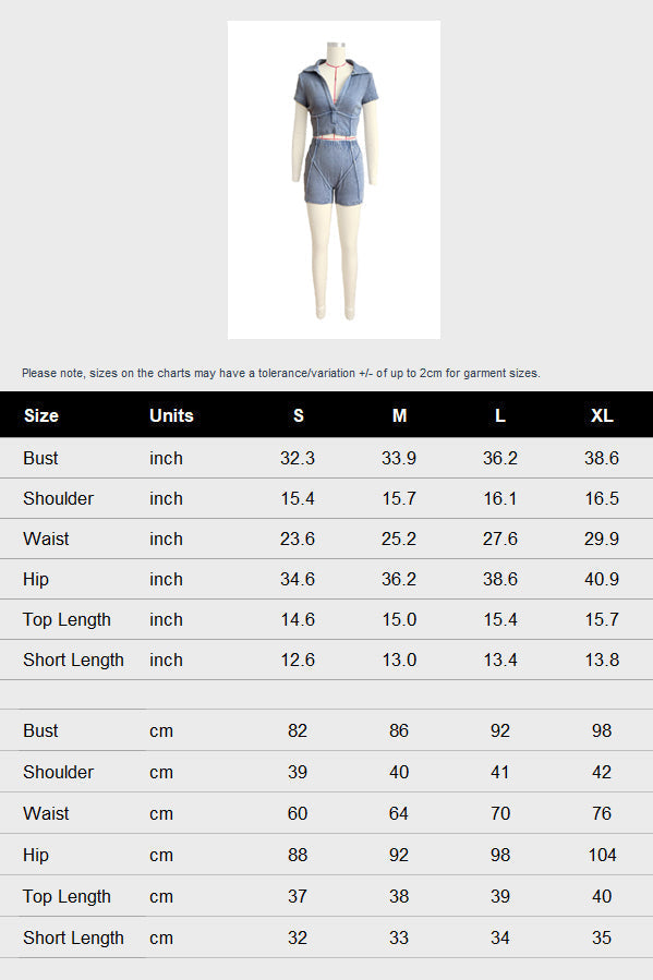 Ribbed V-Neck Short Sets Lavish Daily