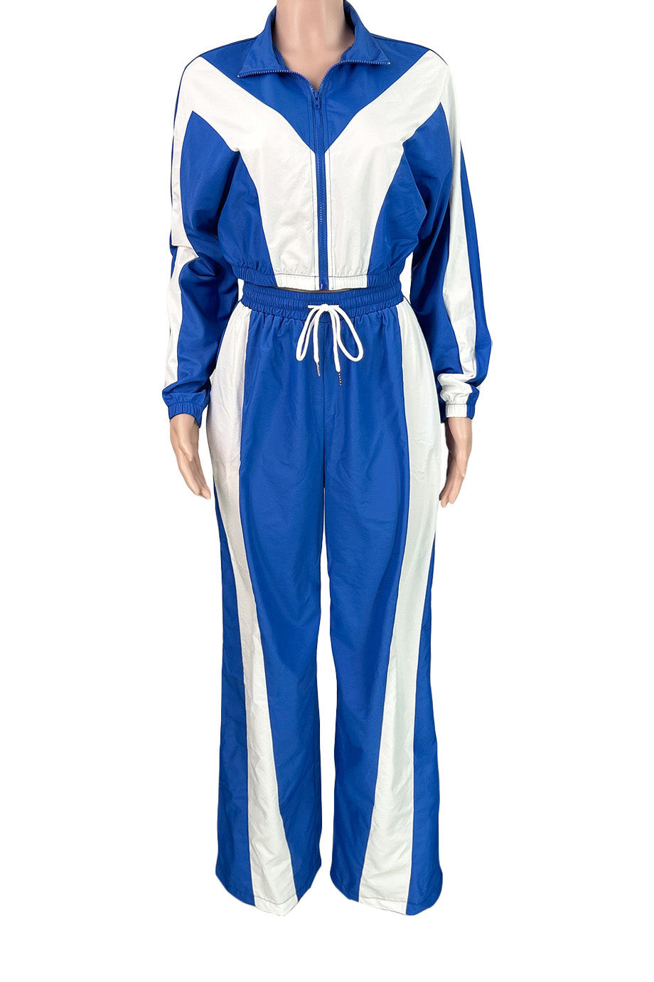 Colorblock Track Jacket & Pants Set Lavish Daily