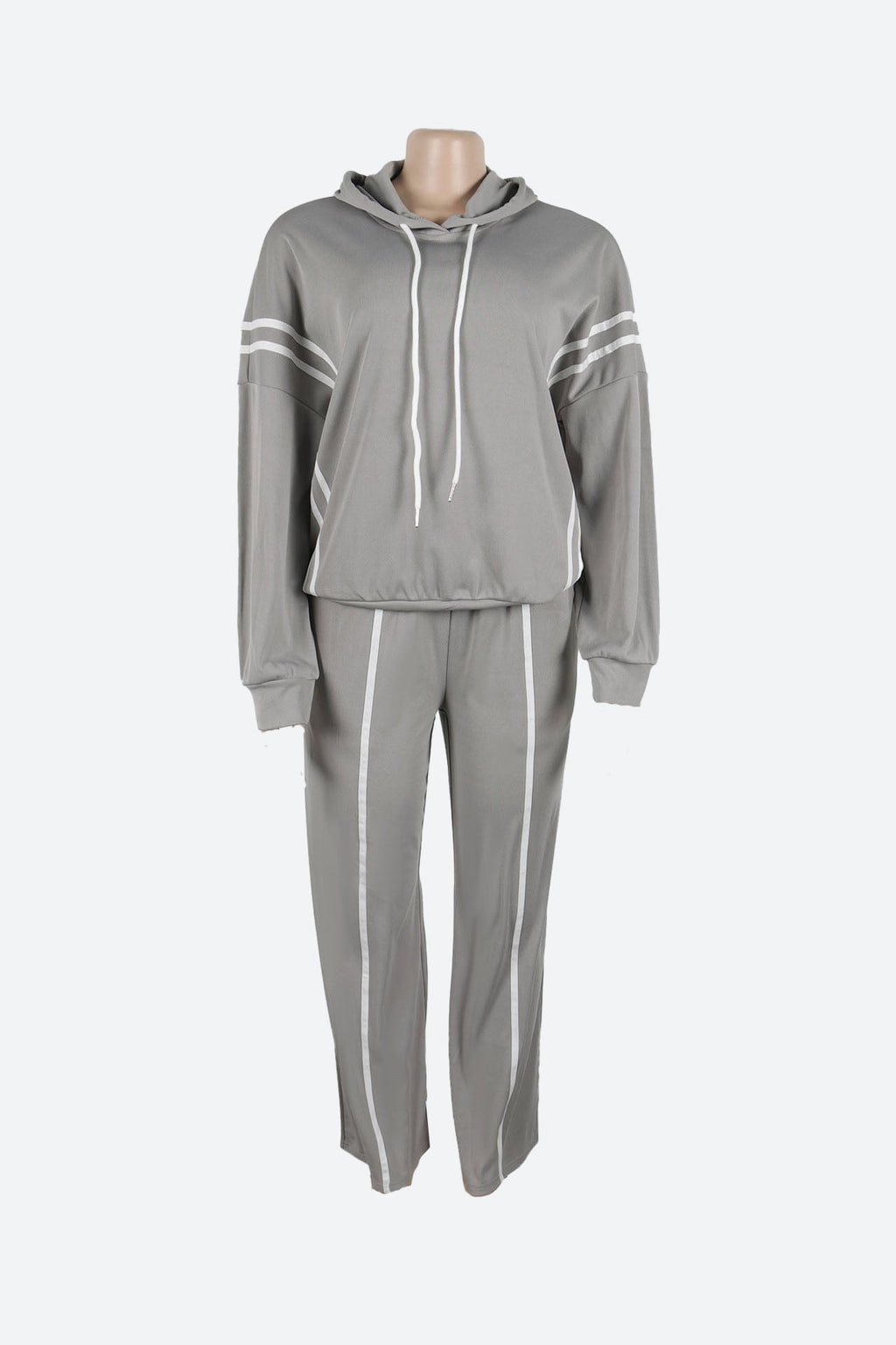 Stripe Hoodie & Pants Set Lavish Daily