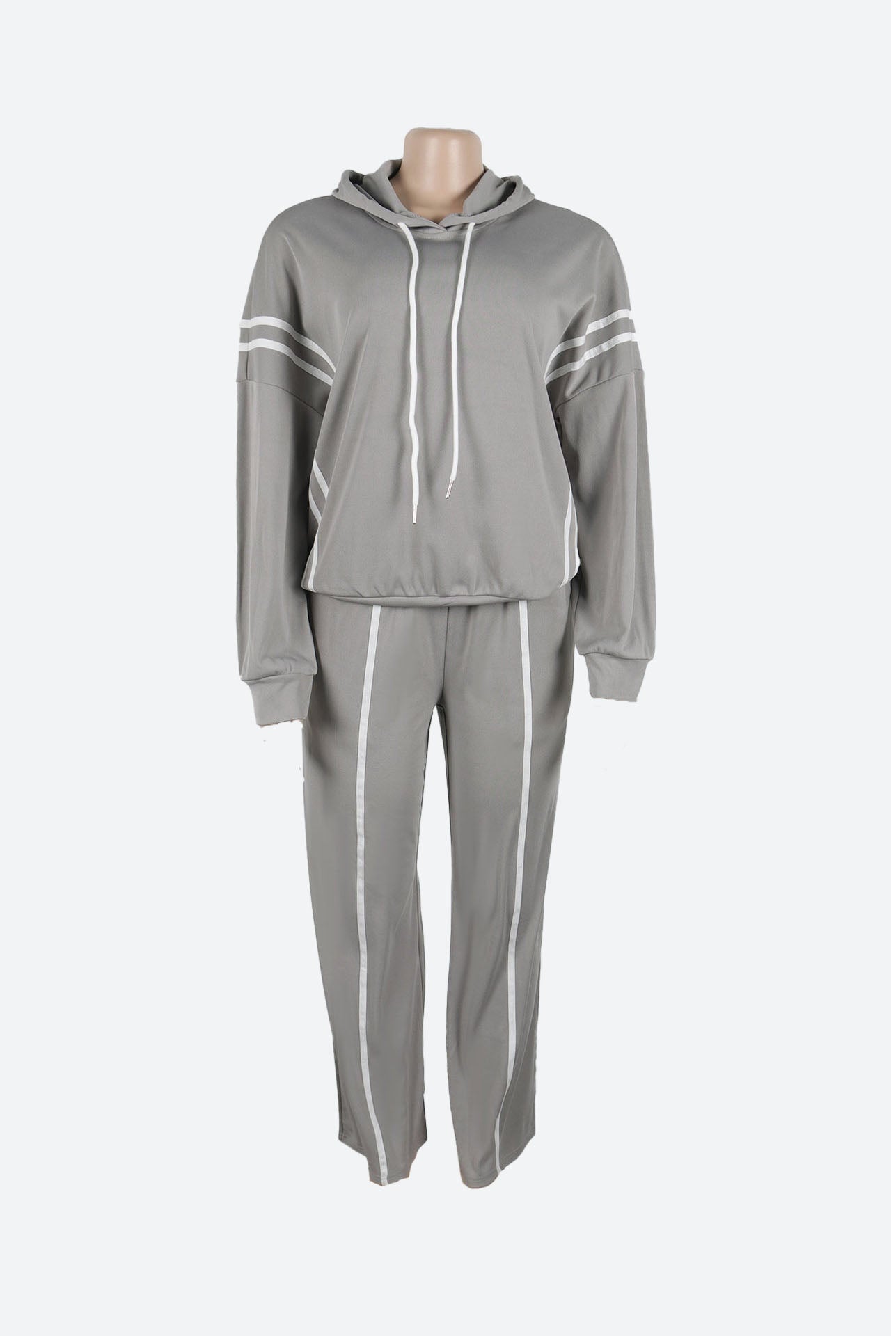 Stripe Hoodie & Pants Set Lavish Daily