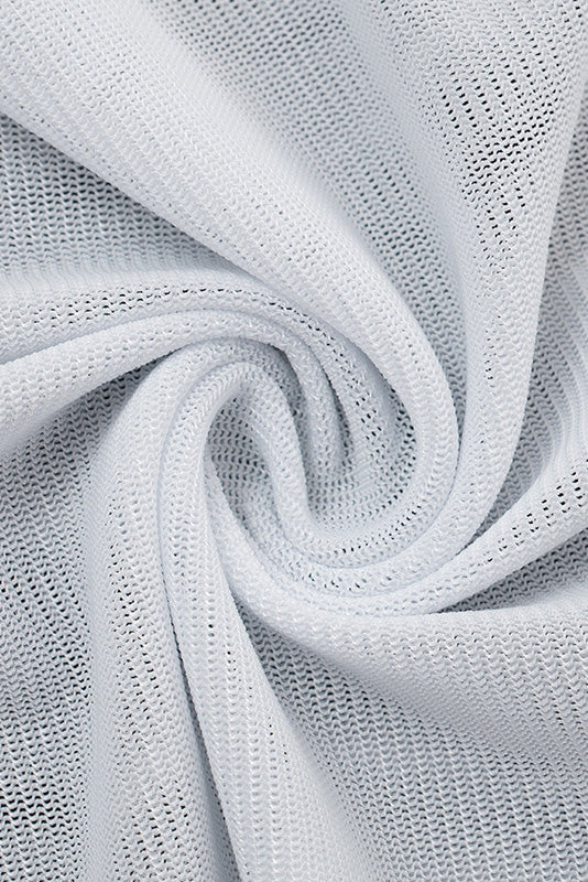 Mesh Backless Swing A-Line Dress Lavish Daily