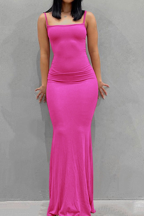 Soft Lounge Long Slip Dress Lavish Daily