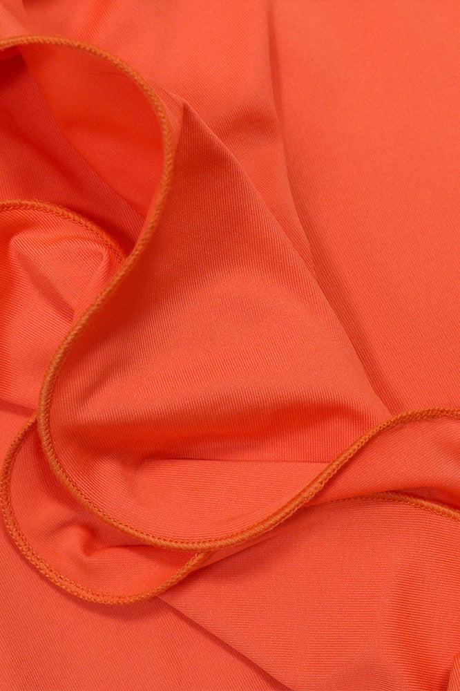 Deep V-Neck Solid Tie Dress with Loose Sleeves Lavish Daily