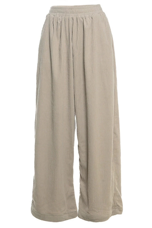 Relaxed Waist Straight Leg Casual Pants Lavish Daily