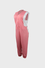 Slim Patchwork Contrast Pocket Slim Jumpsuit Lavish Daily