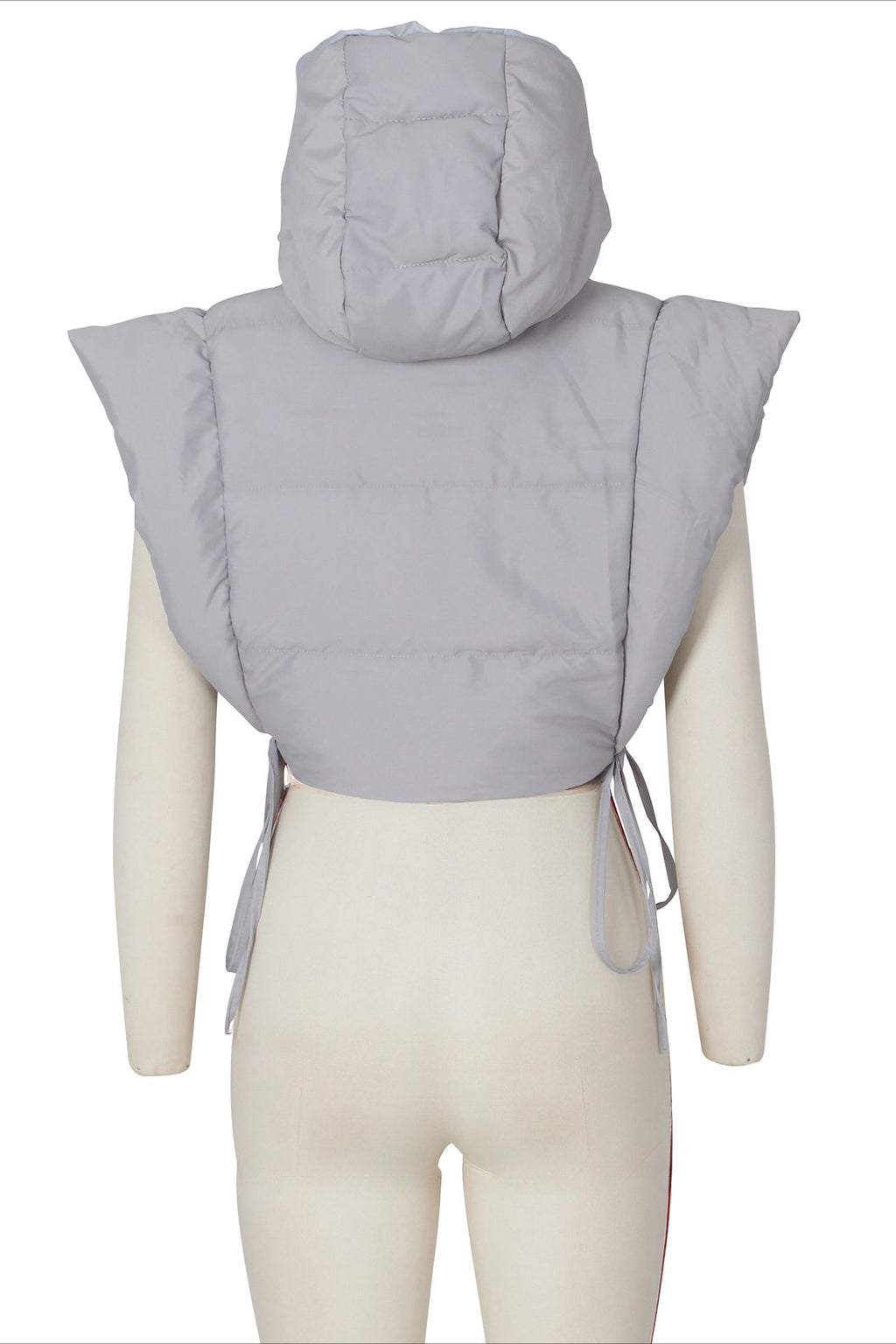 Self Tie Puffer Vest Lavish Daily