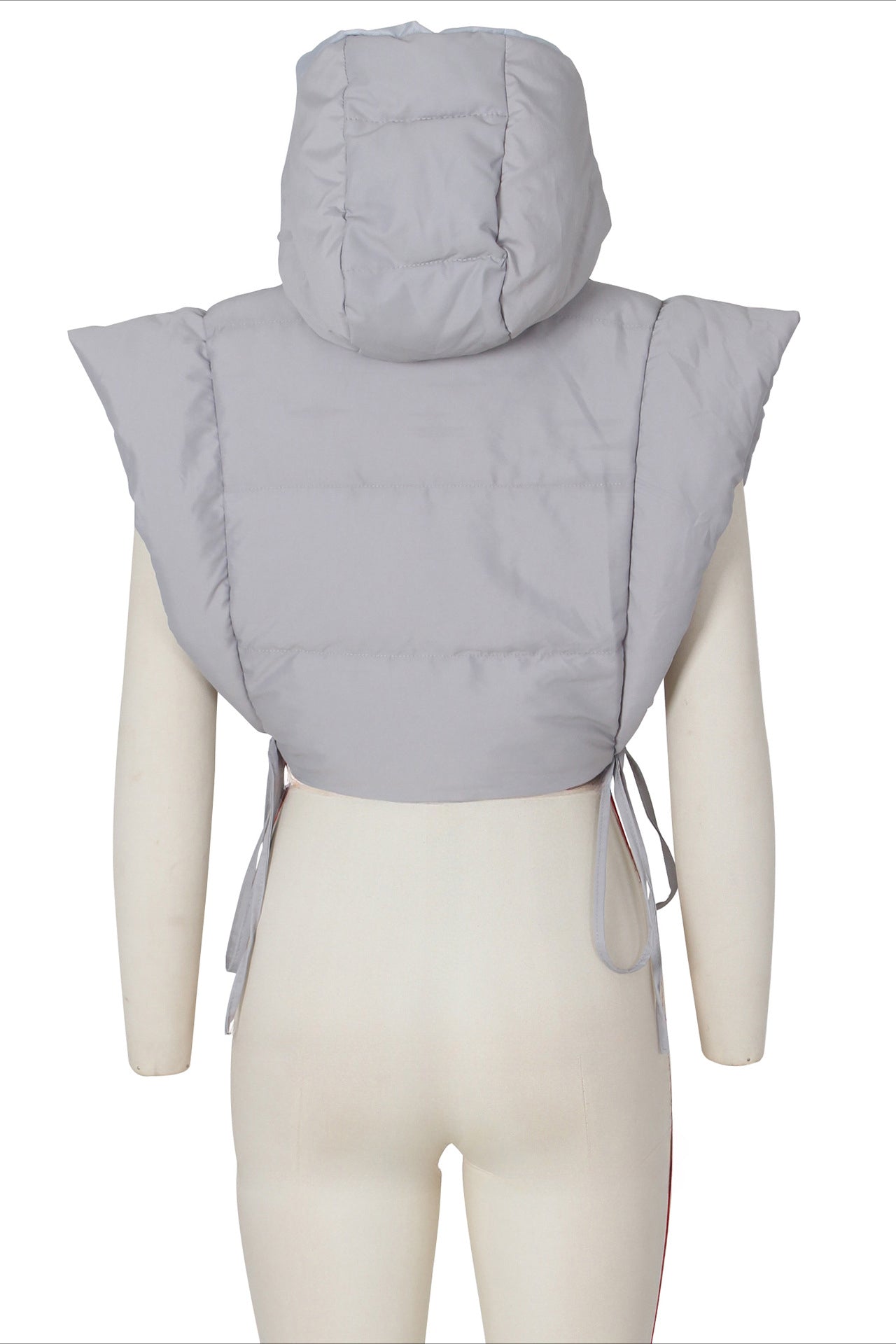 Self Tie Puffer Vest Lavish Daily