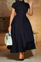 High Waist Flowy Maxi Dress Lavish Daily