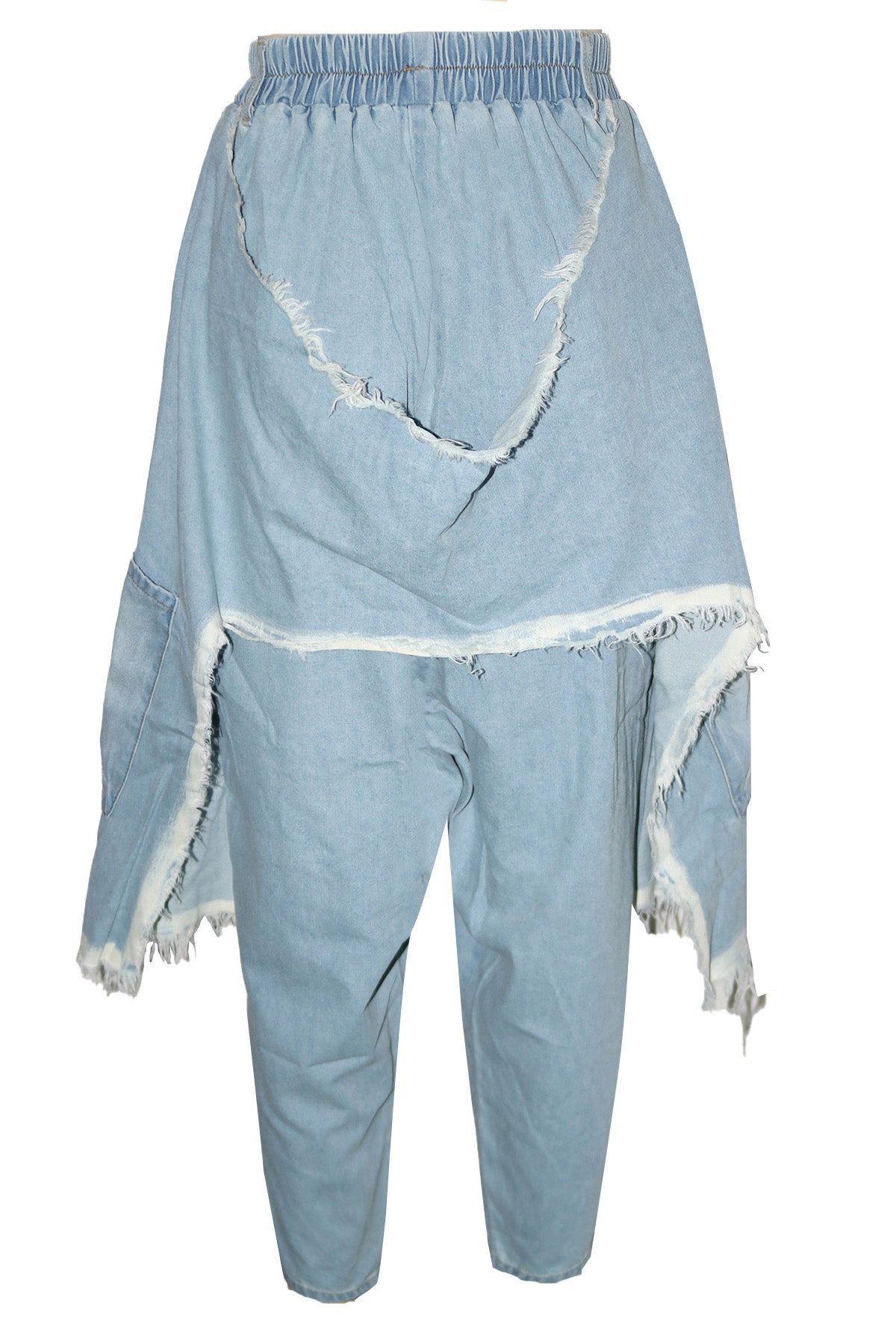 Vintage Ripped Harem Fit Denim Pants Lavish Daily