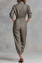 Casual Long Sleeve Jumpsuit Lavish Daily