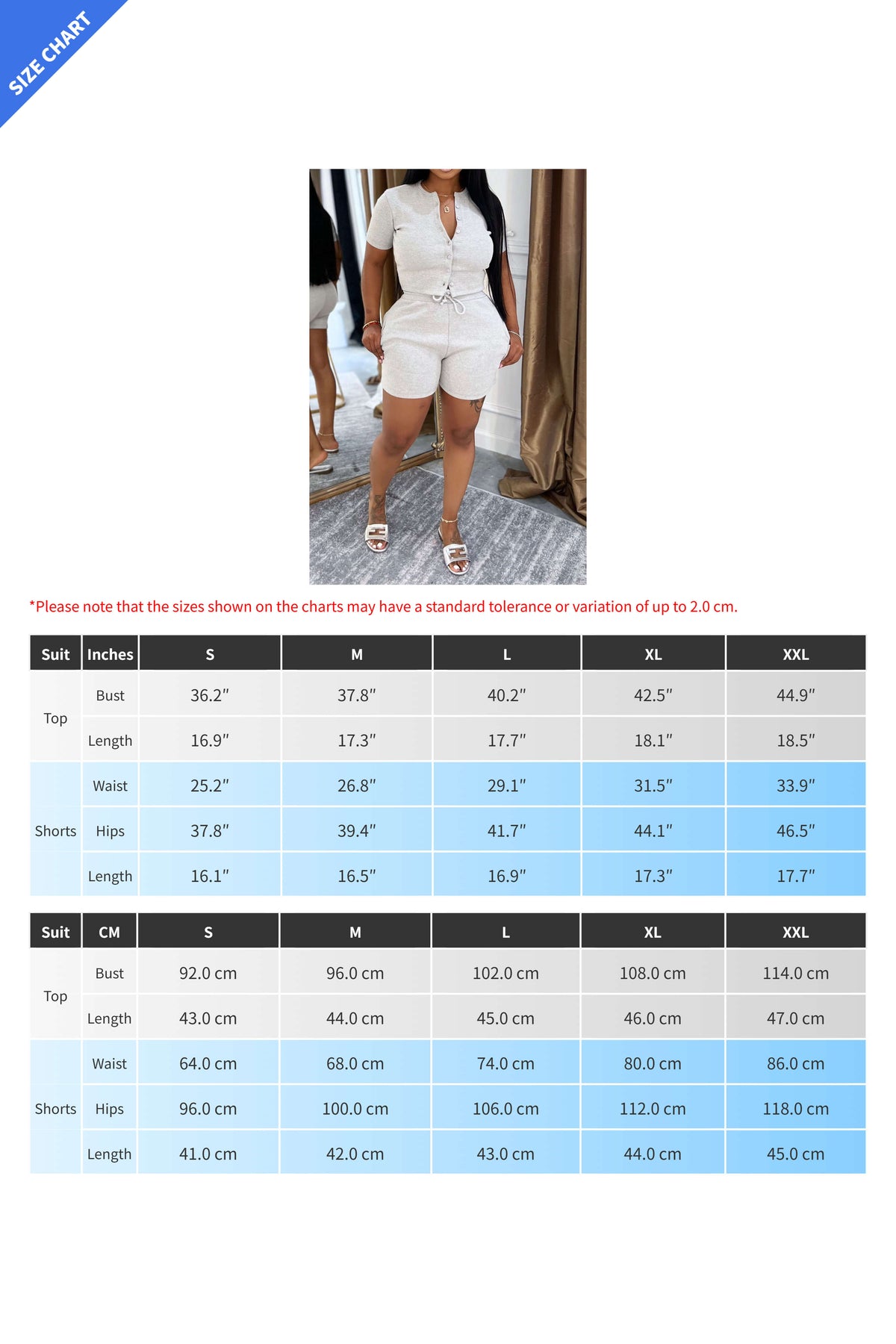 Short Sleeve Top & Ribbed Shorts 2 Piece Sets Lavish Daily