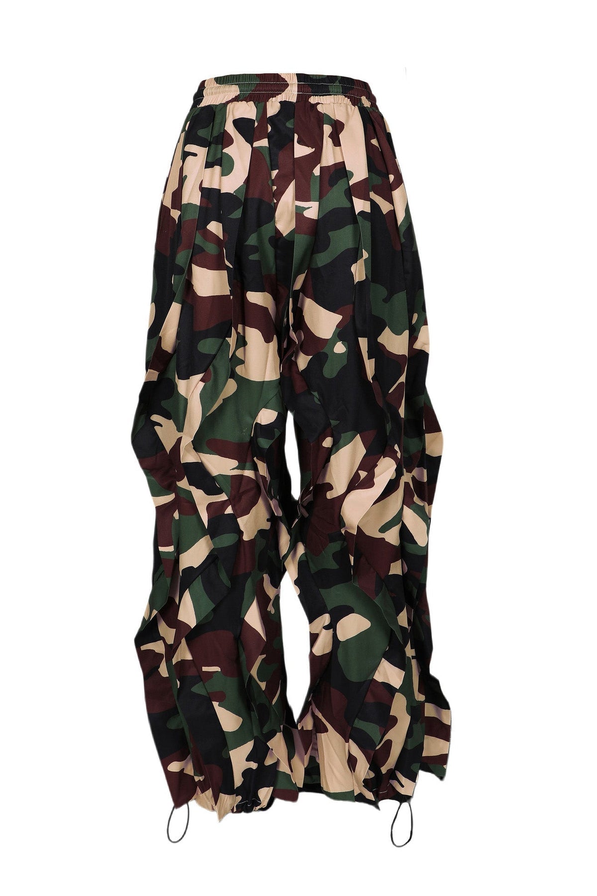 Statement Layered Ruffle Drawstring Harem Pants Lavish Daily