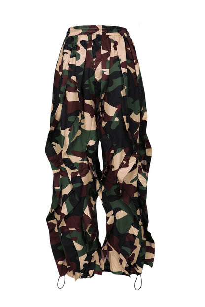 Statement Layered Ruffle Drawstring Harem Pants Lavish Daily