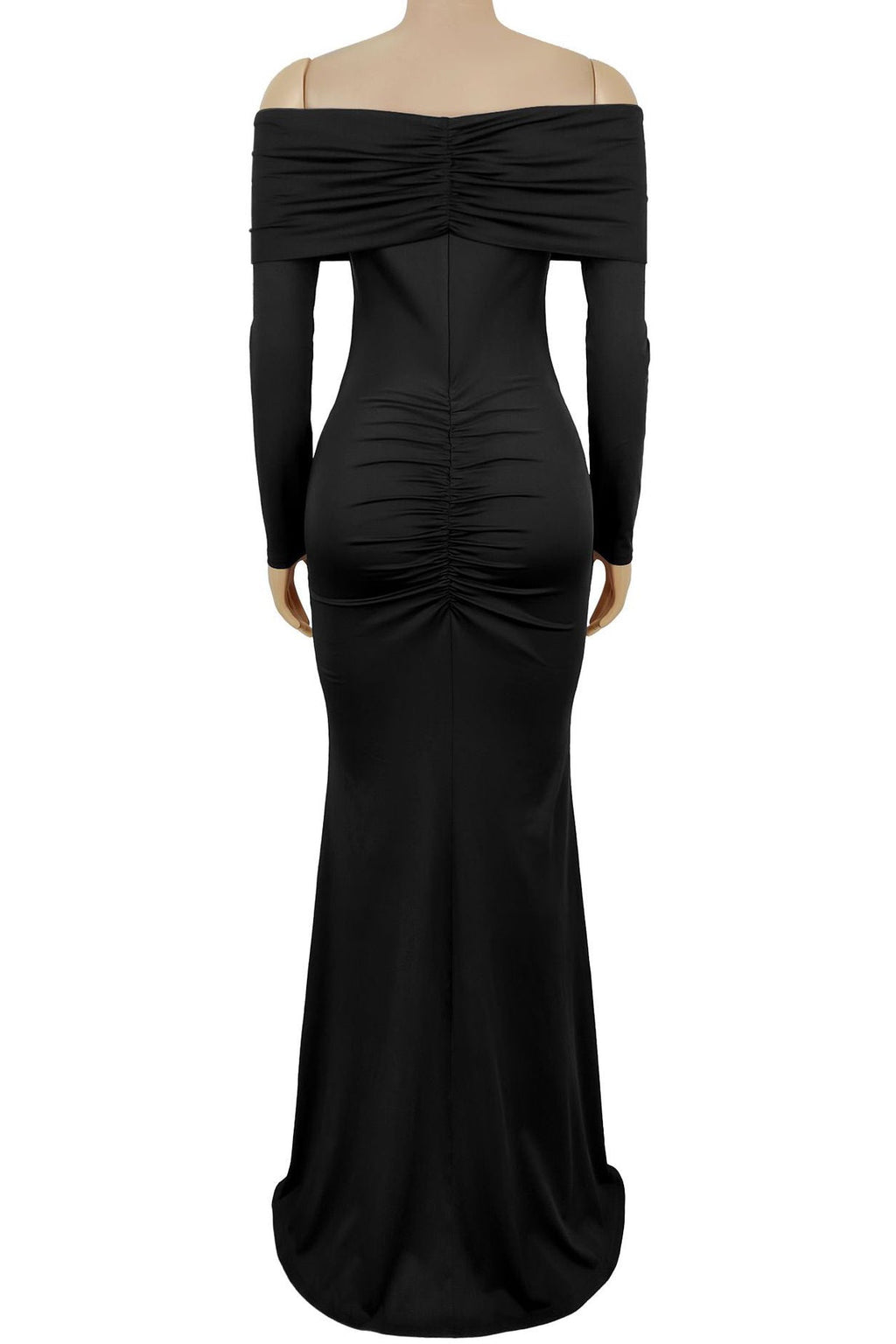 Off-Shoulder Bodycon Dress – Elegant Fit Lavish Daily