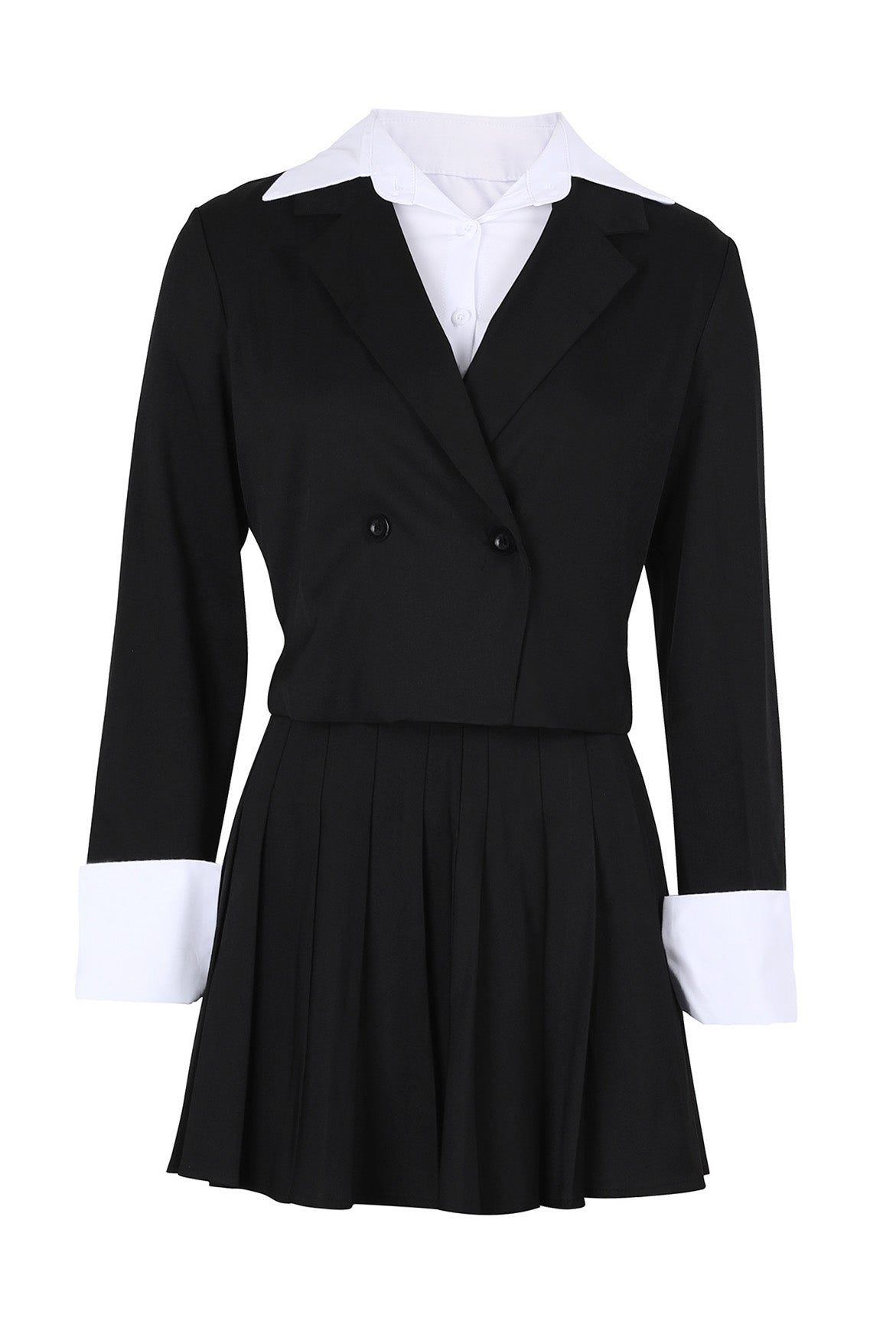 Preppy Chic Blazer & Skirt Set Lavish Daily
