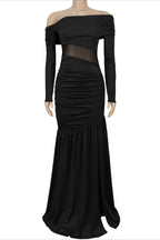 See-Through Mesh Maxi Dress Lavish Daily