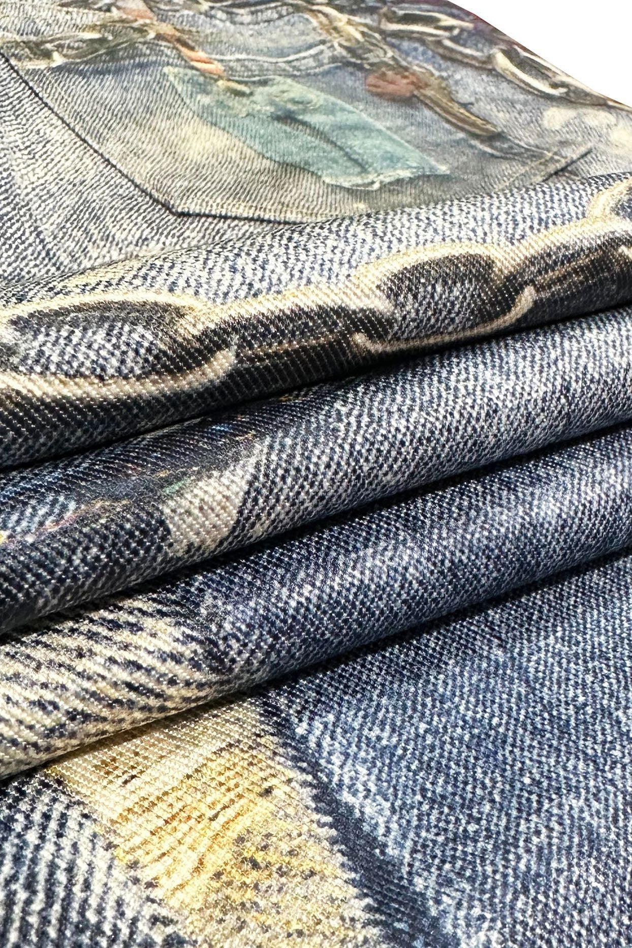 Printed Wide-Leg Casual Trousers Lavish Daily