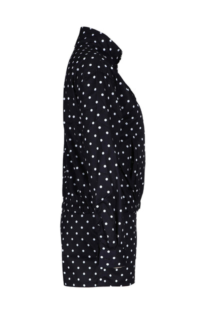 Polka Dot Zip-Up Jacket & Shorts Set Lavish Daily