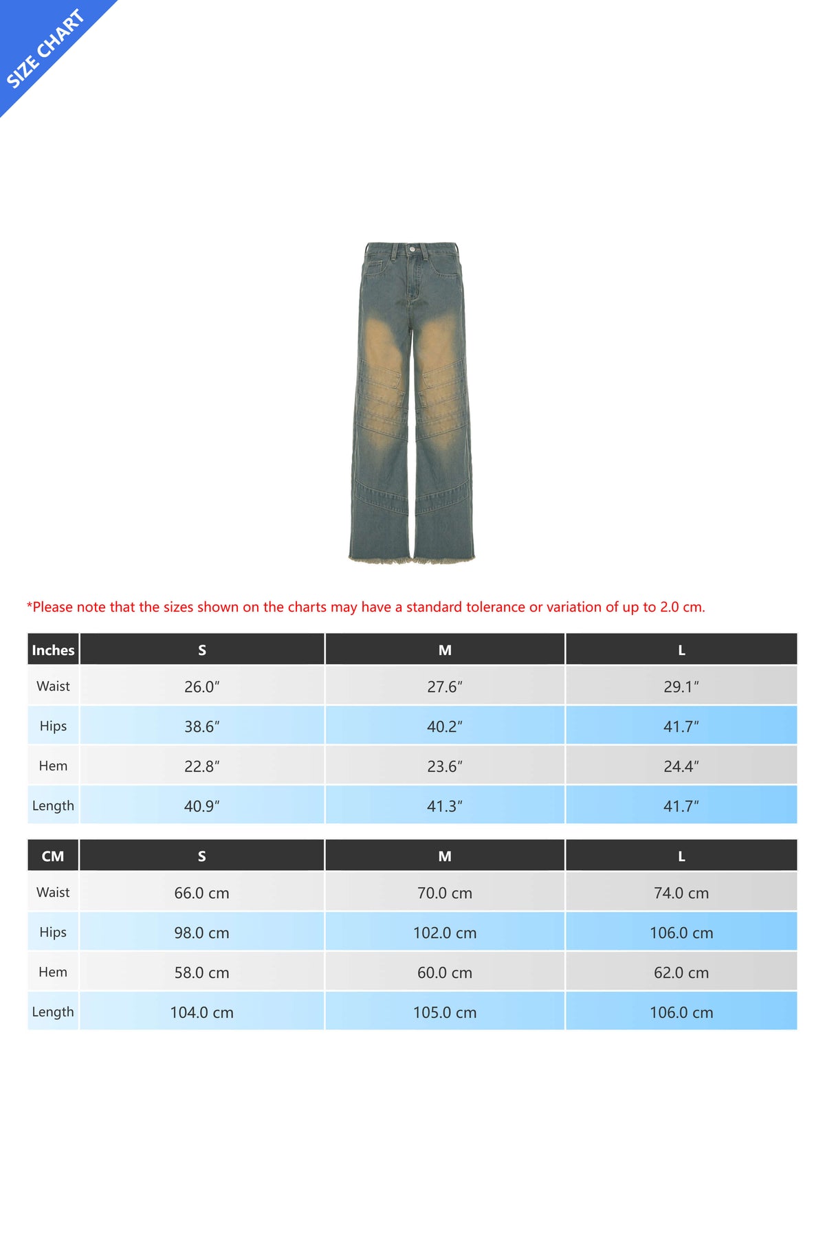 Vintage Distressed Denim Straight Jeans Lavish Daily