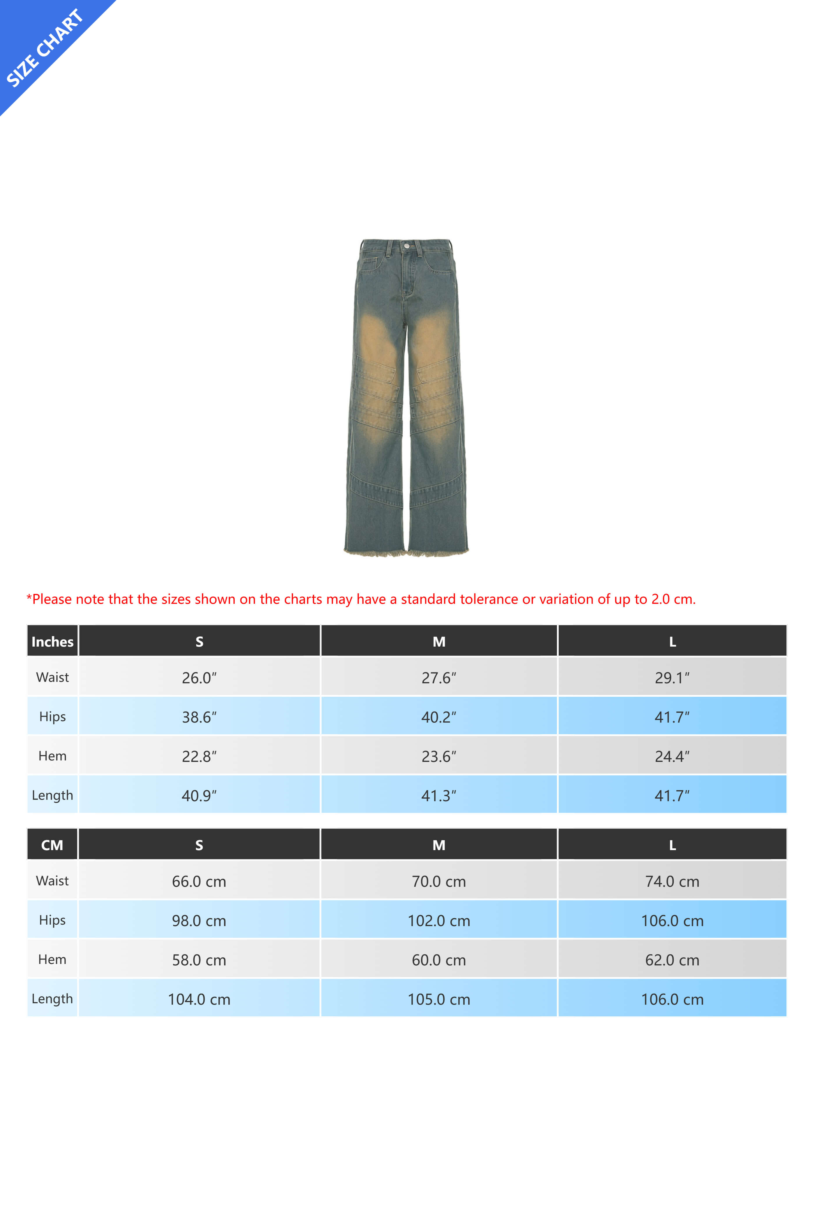 Vintage Distressed Denim Straight Jeans Lavish Daily