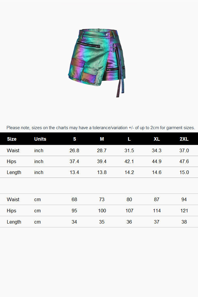 Asymmetrical Hem Skort Lavish Daily