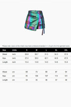 Asymmetrical Hem Skort Lavish Daily