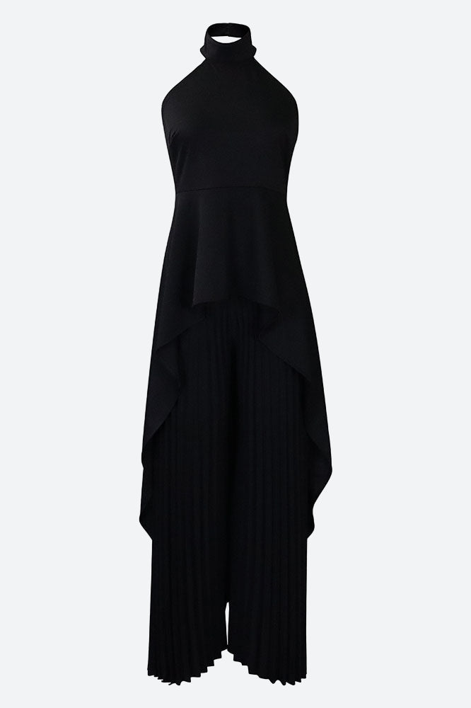 Halter Tunic Top & Pleated Pants Set Lavish Daily