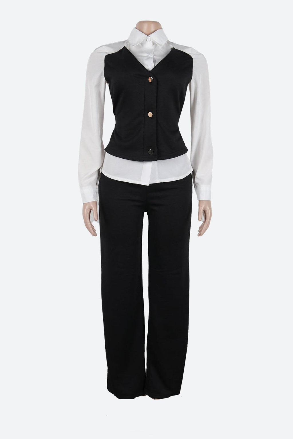Vest Combo Shirt & Pants Set Lavish Daily
